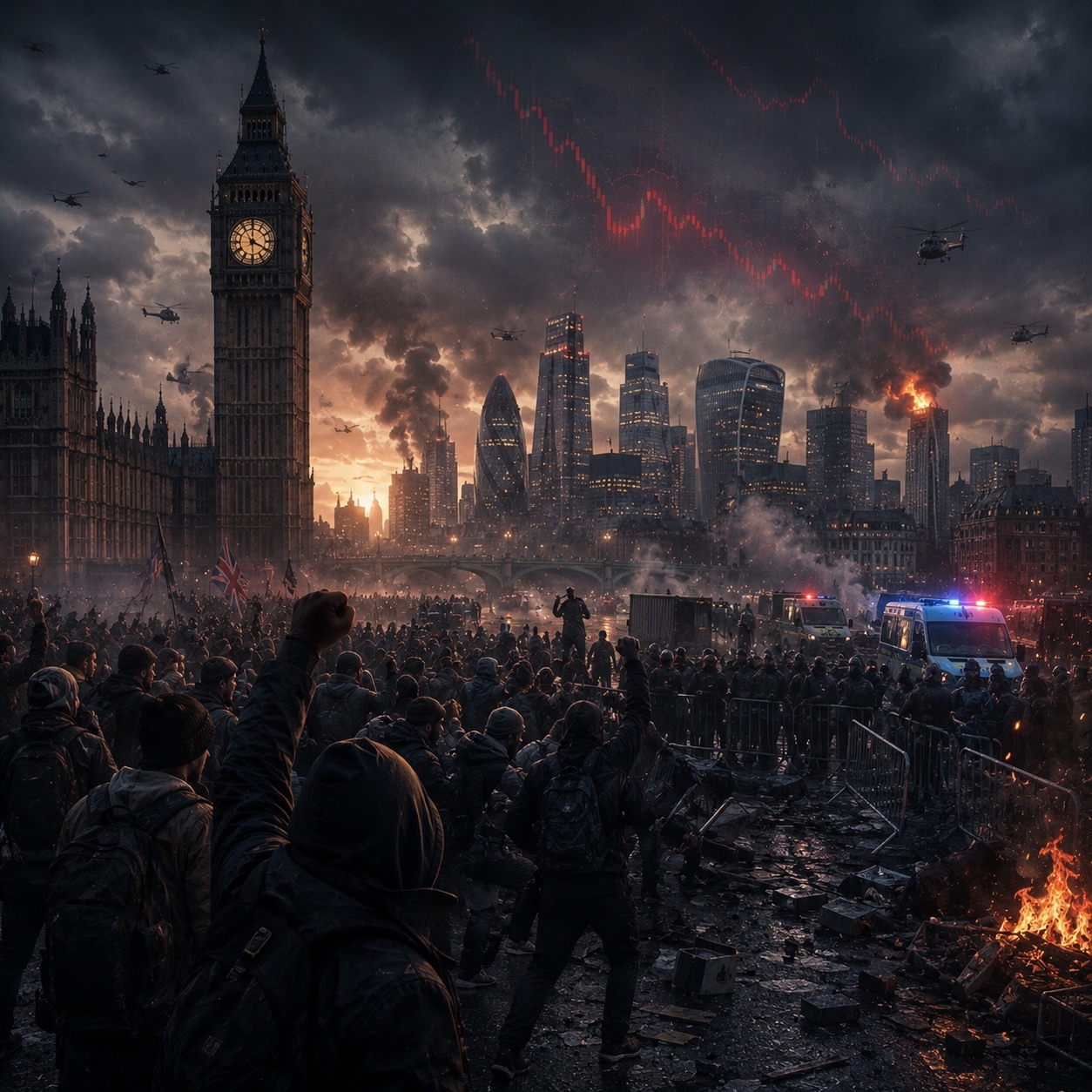 The Fall of London: War, Revolt, or Both?